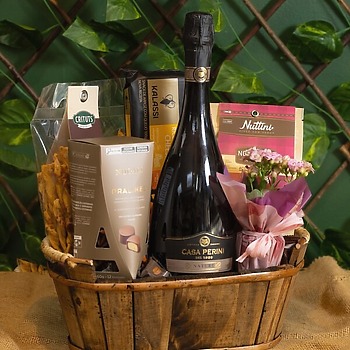 Cesta Brut Nature Flower